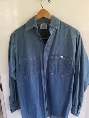 Cotton Denim Childs Or Womans Shirt